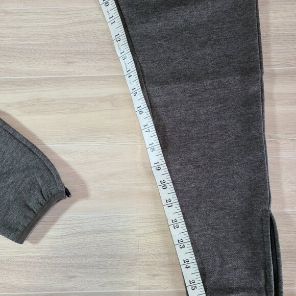 NWT Royal Athletics Grey Fleece Joggers | Zip Ankles Size Small Sweatpants - Picture 7 of 8